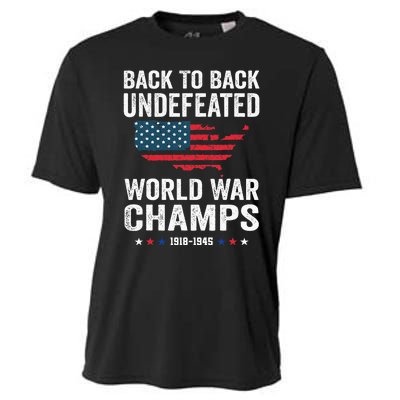 Back To Back Undefeated World War Champs Cooling Performance Crew T-Shirt