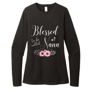 Blessed To Be Nana Grandma MotherS Day Christmas Womens CVC Long Sleeve Shirt