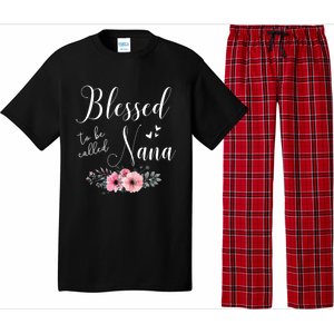 Blessed To Be Nana Grandma MotherS Day Christmas Pajama Set