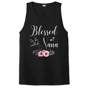 Blessed To Be Nana Grandma MotherS Day Christmas PosiCharge Competitor Tank