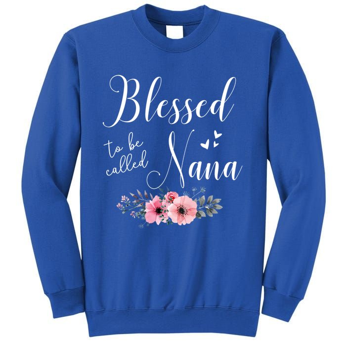 Blessed To Be Nana Grandma MotherS Day Christmas Sweatshirt