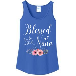 Blessed To Be Nana Grandma MotherS Day Christmas Ladies Essential Tank