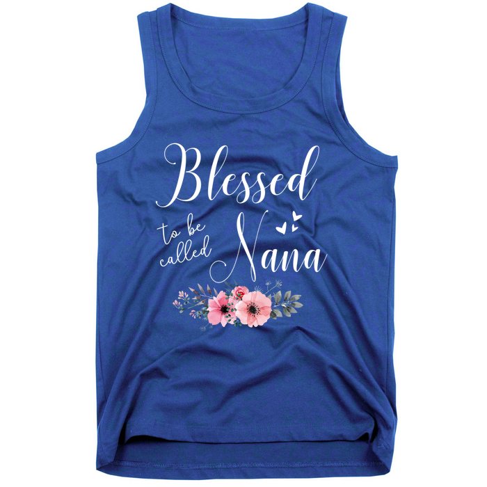 Blessed To Be Nana Grandma MotherS Day Christmas Tank Top