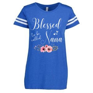 Blessed To Be Nana Grandma MotherS Day Christmas Enza Ladies Jersey Football T-Shirt