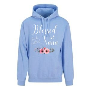 Blessed To Be Nana Grandma MotherS Day Christmas Unisex Surf Hoodie