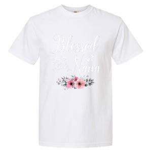 Blessed To Be Nana Grandma MotherS Day Christmas Garment-Dyed Heavyweight T-Shirt