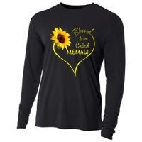 Blessed To Be Called Memaw Sunflower Heart Cooling Performance Long Sleeve Crew