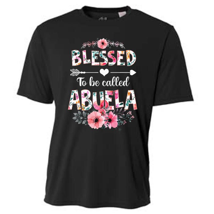 Blessed To Be Called Abuela Funny Abuela Mothers Day Cooling Performance Crew T-Shirt