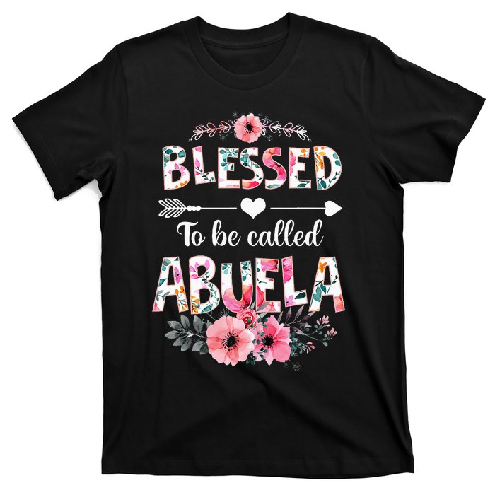 Blessed To Be Called Abuela Funny Abuela Mothers Day T-Shirt