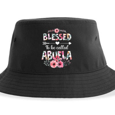 Blessed To Be Called Abuela Funny Abuela Mothers Day Sustainable Bucket Hat