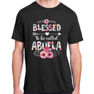 Blessed To Be Called Abuela Funny Abuela Mothers Day Adult ChromaSoft Performance T-Shirt