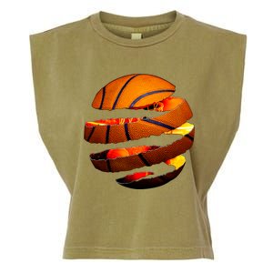 Basketball Tear Garment-Dyed Women's Muscle Tee