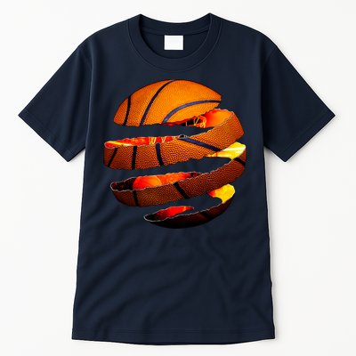 Basketball Tear Tall T-Shirt