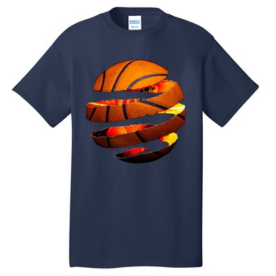 Basketball Tear Tall T-Shirt