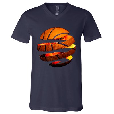 Basketball Tear V-Neck T-Shirt