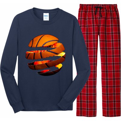 Basketball Tear Long Sleeve Pajama Set