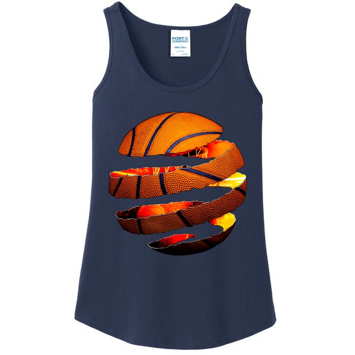 Basketball Tear Ladies Essential Tank