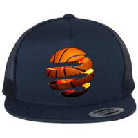 Basketball Tear Flatbill Hat