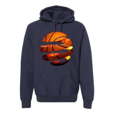 Basketball Tear Premium Hoodie