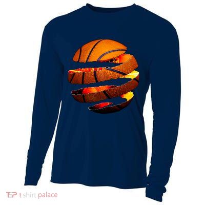 Basketball Tear Cooling Performance Long Sleeve Crew