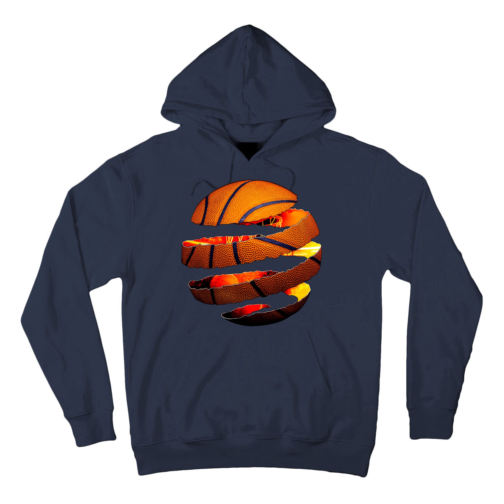 Basketball Tear Tall Hoodie