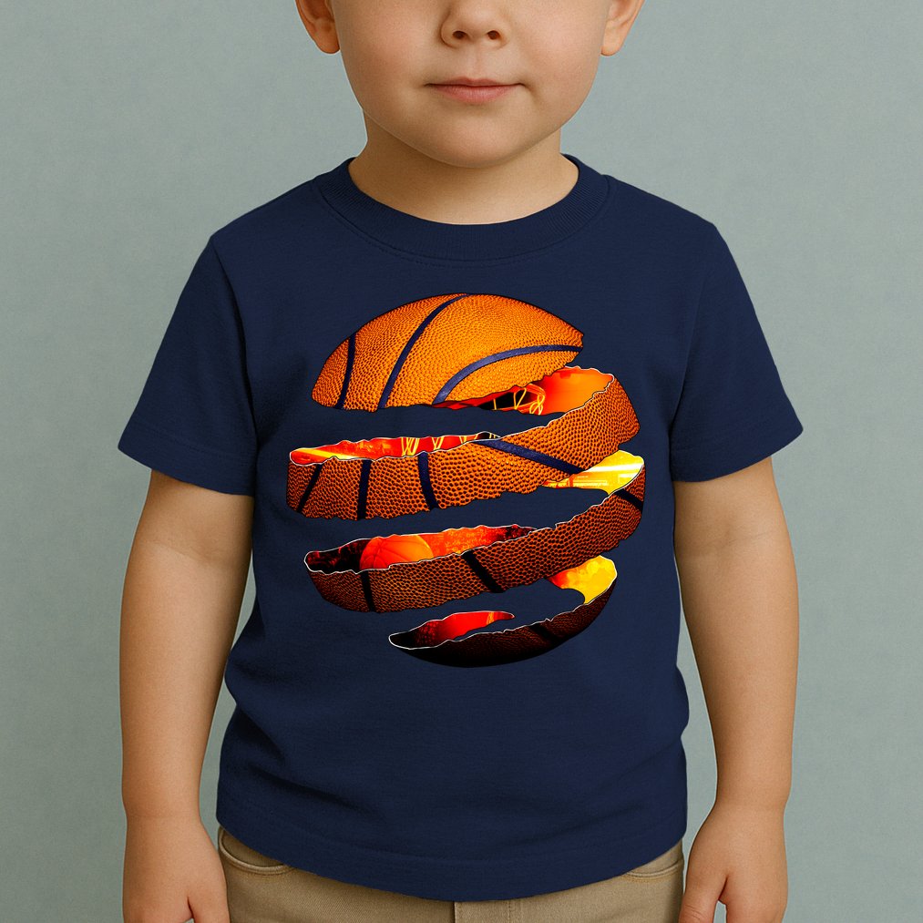 Basketball Tear Toddler T-Shirt