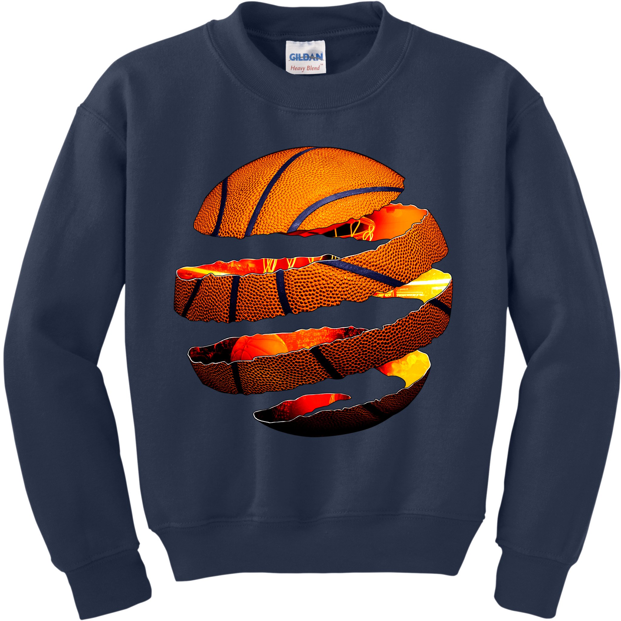 Basketball Tear Kids Sweatshirt