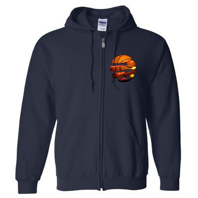 Basketball Tear Full Zip Hoodie