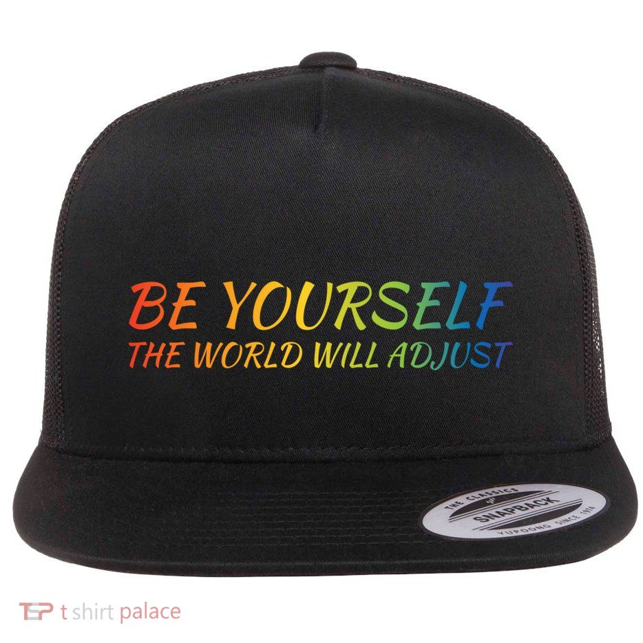 Be The Best You Gift Flat Bill Trucker Hat