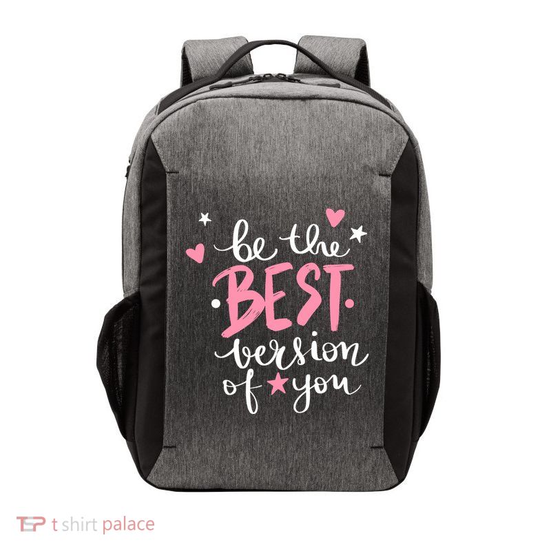 Be The Best Version Of You Cute Gift Vector Backpack