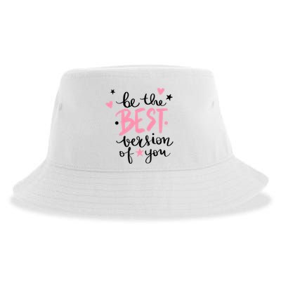 Be The Best Version Of You Cute Gift Sustainable Bucket Hat