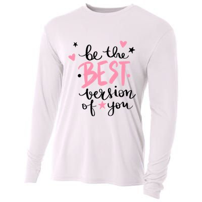 Be The Best Version Of You Cute Gift Cooling Performance Long Sleeve Crew