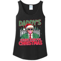 Bubblegum Trump Blowing Christmas Trump Ladies Essential Tank