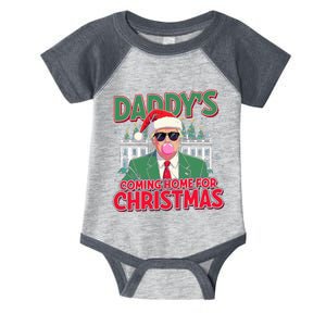 Bubblegum Trump Blowing Christmas Trump Infant Baby Jersey Bodysuit