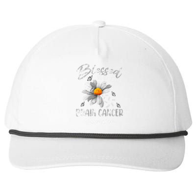 Blessed To Be Called Brain Cancer Survivor Gift Snapback Five-Panel Rope Hat