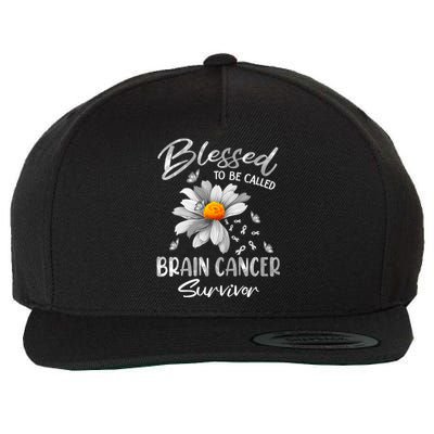 Blessed To Be Called Brain Cancer Survivor Gift Wool Snapback Cap