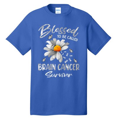 Blessed To Be Called Brain Cancer Survivor Gift Tall T-Shirt