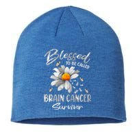 Blessed To Be Called Brain Cancer Survivor Gift Sustainable Beanie