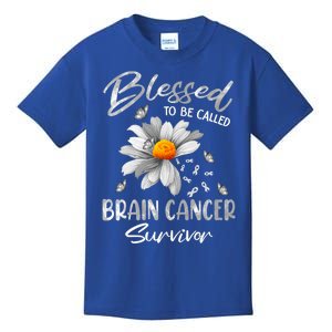 Blessed To Be Called Brain Cancer Survivor Gift Kids T-Shirt