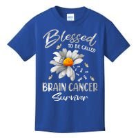 Blessed To Be Called Brain Cancer Survivor Gift Kids T-Shirt