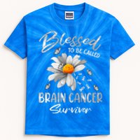 Blessed To Be Called Brain Cancer Survivor Gift Kids Tie-Dye T-Shirt