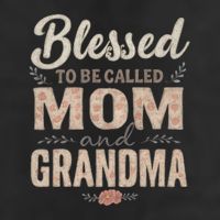 Blessed to Be Called Mom and Grandma 7 Panel Mesh Trucker Snapback Hat