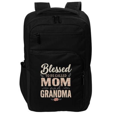 Blessed to Be Called Mom and Grandma Impact Tech Backpack
