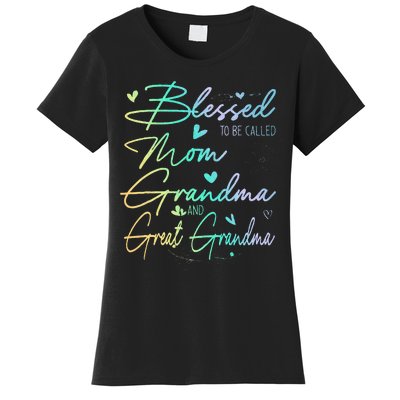 Blessed To Be Called Mom Grandma Women's T-Shirt