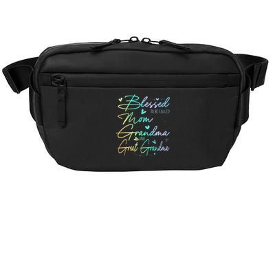 Blessed To Be Called Mom Grandma Crossbody Pack