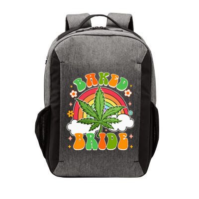 Bride To Be Cannabis Weed Lover Baked Bride Bachelorette Vector Backpack