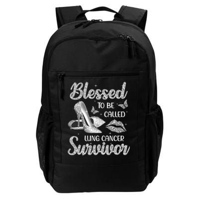 Blessed To Be Called Lung Cancer Survivor High Heels Daily Commute Backpack