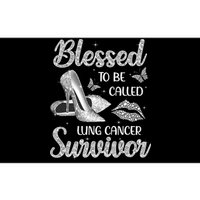 Blessed To Be Called Lung Cancer Survivor High Heels Bumper Sticker