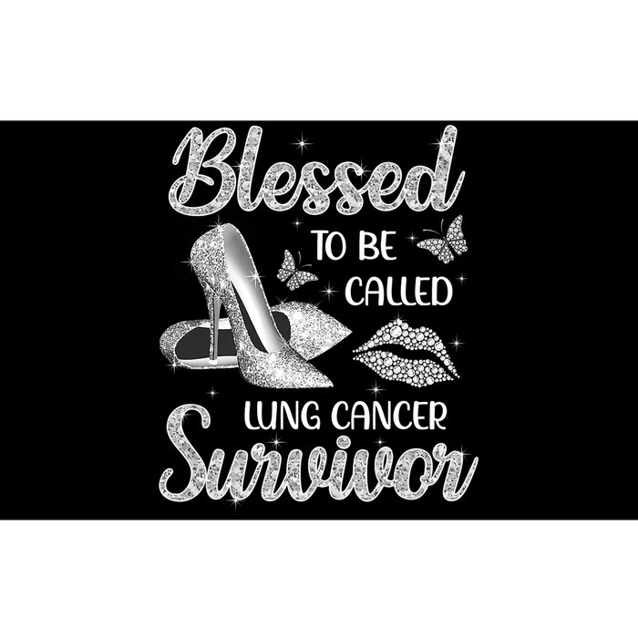 Blessed To Be Called Lung Cancer Survivor High Heels Bumper Sticker