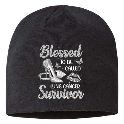 Blessed To Be Called Lung Cancer Survivor High Heels Sustainable Beanie